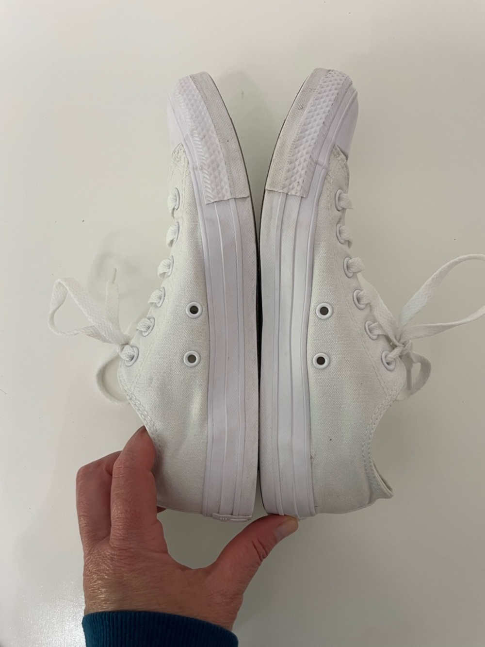 Converse All Star Chuck Taylor White Low-Top Sneakers, Men’s size 6.5, Women’s 8 - Picture 6 of 9